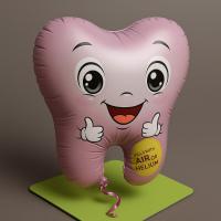 بادکنک دندونی صورتی