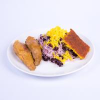 آلبالو پلو با گوشت