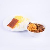 چلو خورش قیمه بادمجان