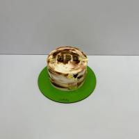 کیک خامه ای دو نفره hbd قهوه ای