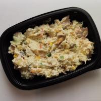 سالاد مرغ و پاستا