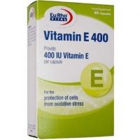 کپسول ژلاتینی ویتامین E 400 واحد یوروویتال 40 عددی