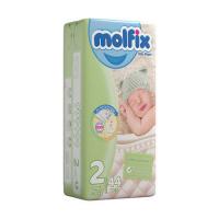 پوشک نوزادی دوبل سه بعدی نرمال سایز 2 مولفیکس