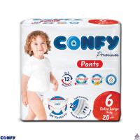 پوشک بچه پریمیوم شورتی سایز 6 کانفی