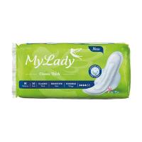 نوار بهداشتی بالدار کلاسیک ضخیم متوسط سبز مای لیدی