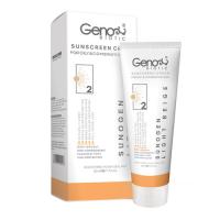 کرم ضد آفتاب SPF 50 مناسب پوست چرب  بژ روشن ژنوبایوتیک