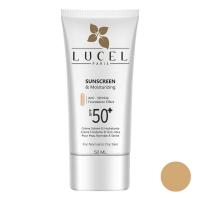 لوسل ضد آفتاب رنگی و آبرسانSPF 50 رنگ مدیوم پوست معمولی و خشک