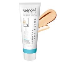ضد آفتاب پوست خشک ژنوبایوتیک SPF50 بژ روشن 