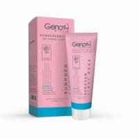 کرم ضد آفتاب پوست خشک و معمولی رز روشن SPF50 ژنوبایوتیک 