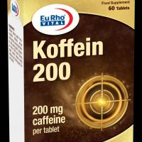 قرص کافئین یوروویتال60عددی 200میلی گرم
