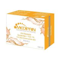 پن درماتولوژیک و ضد باکتری مخصوص پوست چرب و مستعد جوش مدیپن 100 گرم