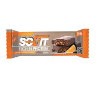 پروتئین بار 45گرمی پرتغال با روکش شکلات تلخ سوفیت توت سوییت