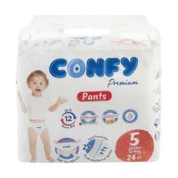 پوشک بچه پریمیوم شورتی سایز 5 کانفی