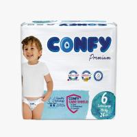 پوشک کانفی سایز 6 مدل Premium 24 عددی