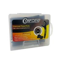 نخ دندان کمانی زغالی کانفیدنت 30 عددی