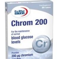 قرص کروم 200 میکروگرم 60 عددی یوروویتال