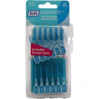 مسواک بین دندانی سیلیکونی سایز متوسط بزرگ آبی 36 عددی تپه