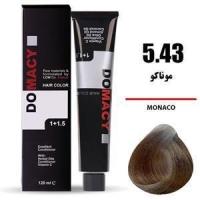 رنگ مو دوماسی شماره 5.43 رنگ موناکو حجم 120 میلی لیتر