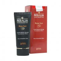 ضدآفتاب رنگی بژ طبیعی پوست خشک رزالیا حجم 40 میلی لیتر