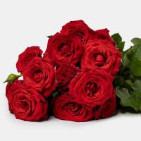 دسته گل رز مینیاتوری قرمز 3 تا 4 شاخه