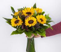 دسته گل آفتابگردان یک دسته