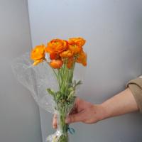 دسته گل آنمان نارنجی