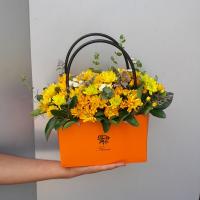 باکس دسته دار نارنجی