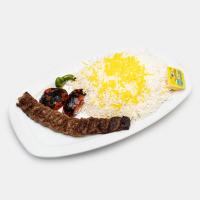 چلو کباب کوبیده معمولی