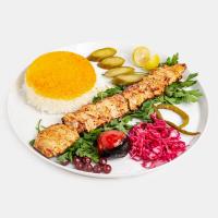 چلو جوجه کباب زعفرانی