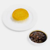 چلو خورشت قورمه سبزی