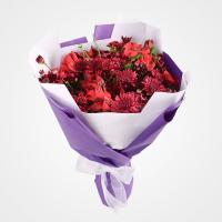 دسته گل آلسترومریا و داوودی