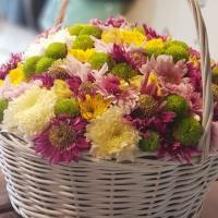  سبد حصیری بهاری 