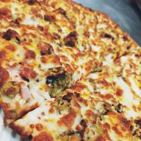 پیتزا سوئیسی آمریکایی یک نفره