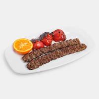 خوراک کباب کوبیده معمولی دو سیخ