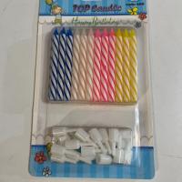 شمع رنگی کوتاه ۲۴ عدد