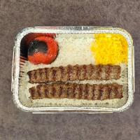 چلو کباب کوبیده اقتصادی دو سیخ 