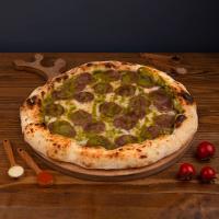 پیتزا پستو استیک ناپولیتن ( ۳۲ سانتی متری)