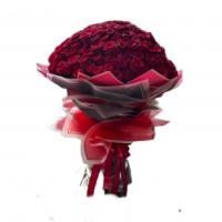 دسته گل رز قرمز 300 شاخه