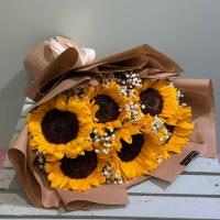 دسته گل آفتابگردان مدل مهرانا