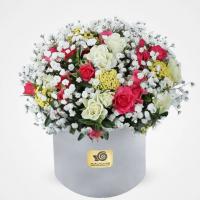 کالر باکس رز مینیاتوری و عروس مدل آتوسا