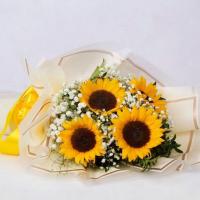 دسته گل آفتابگردان مدل کلاسیک