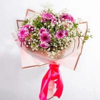 دسته گل داوودی و عروس اقتصادی 