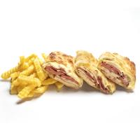 استرامبولی ژامبون پنیری