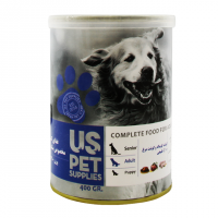 کنسرو سگ us pet طعم گوشت گوساله و مرغ