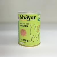 کنسرو سگ طعم مرغ پته شایر shayer