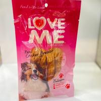 تشویقی سگ love me لاومی طعم مرغ و هویج