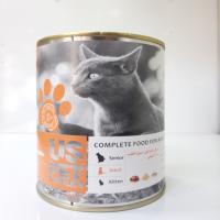 کنسرو گربه us pet مرغ و سنبل الطیب 