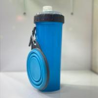 قمقمه آب مسافرتی به همراه ظرف لاتکسی