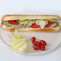 ساندویچ مرغ با سس پستو