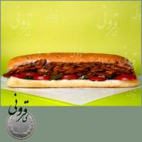 ساندویچ سوسیس بندری (نان باگت)